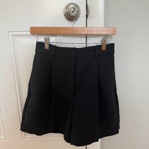 Abercrombie Pleated Shorts Black